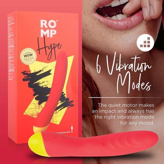 Вибратор G-Spot «Hype» от «Romp» (красный) Вибратор G-Spot «Hype» от «Romp» (красный)