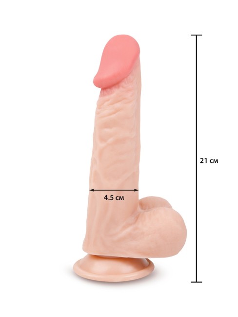 Реалистичный фаллоимитатор с присоской (16 см) 