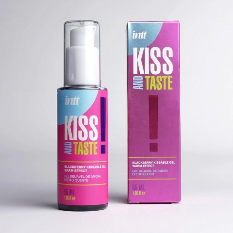Гель со вкусом ежевики и согревающим эффектом «Kiss ans taste!» от «INTT» (55 ML) Гель со вкусом ежевики и согревающим эффектом «Kiss ans taste!» от «INTT» (55 ML)