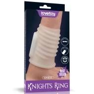 Насадка на пенис с вибрацией «Spiral Knights Ring» от «Lovetoy»