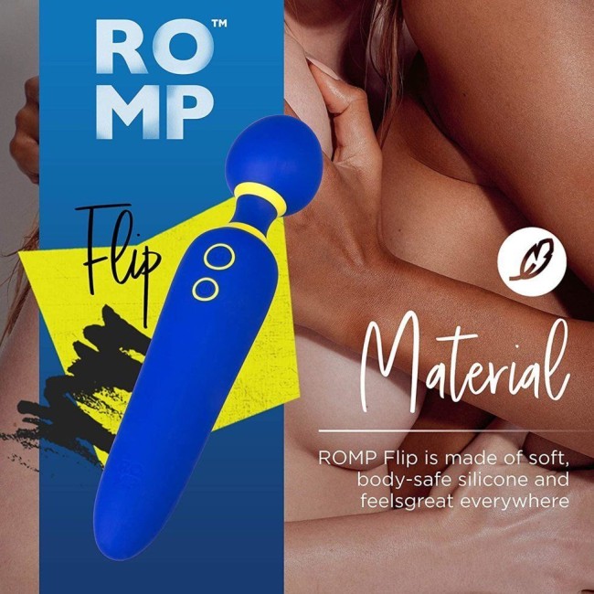 Массажёр для тела и эрогенных зон «Flip» от «Romp» (синий) Массажёр для тела и эрогенных зон «Flip» от «Romp» (синий)