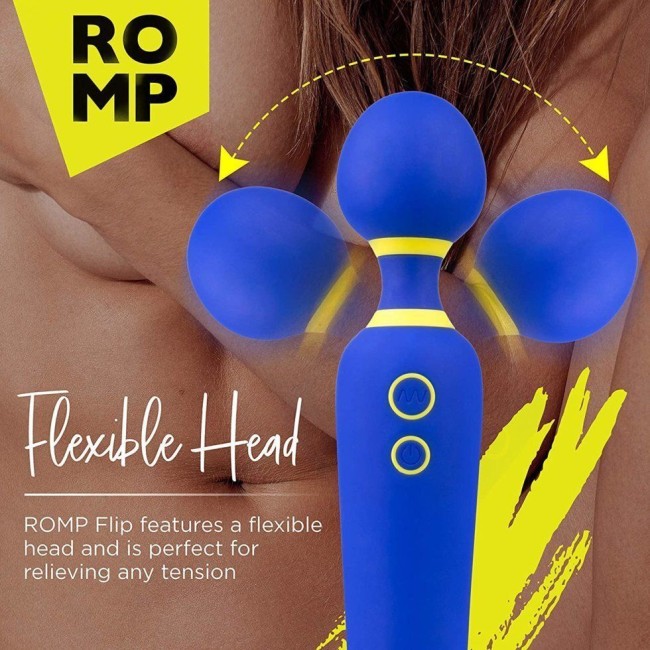 Массажёр для тела и эрогенных зон «Flip» от «Romp» (синий) Массажёр для тела и эрогенных зон «Flip» от «Romp» (синий)