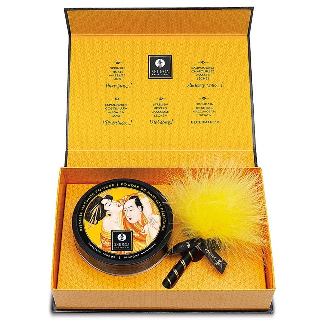 Пудра для тела массажная со вкусом «Манго» «KISSABLE MASSAGE POWDER LUSCIUOS» от «SHUNGA» Пудра для тела массажная со вкусом «Манго» «KISSABLE MASSAGE POWDER LUSCIUOS» от «SHUNGA»