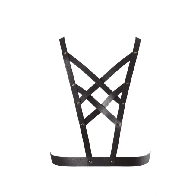 Портупея «Cross Cleavage Harness» от «Bijoux Indiscrets» (чёрный)