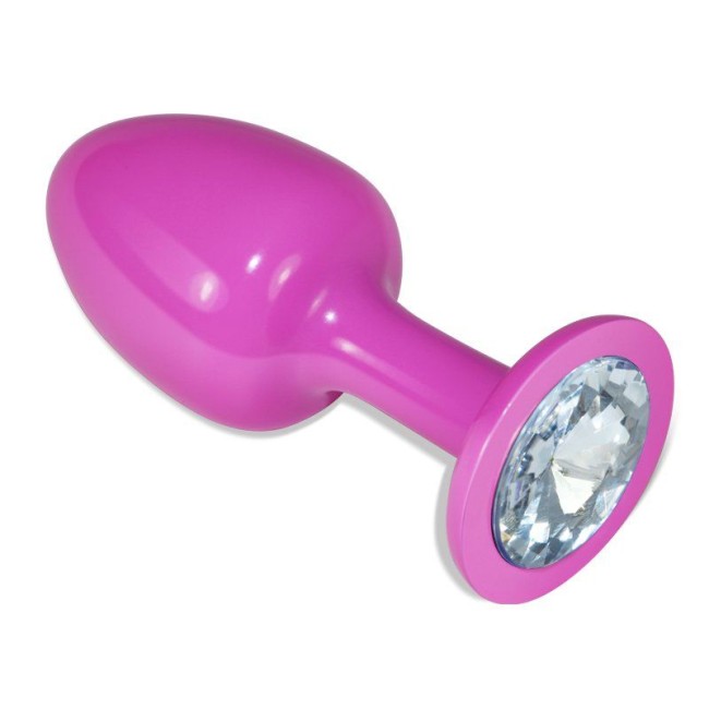 Розовая металлическая анальная пробка от «Lovetoy» Розовая металлическая анальная пробка от «Lovetoy»