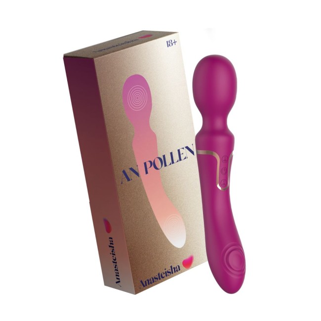 Сливовый двухсторонний вибромассажер с пульсацией и вибрацией «AN Pollen» от «Anasteisha» Сливовый двухсторонний вибромассажер с пульсацией и вибрацией «AN Pollen» от «Anasteisha»