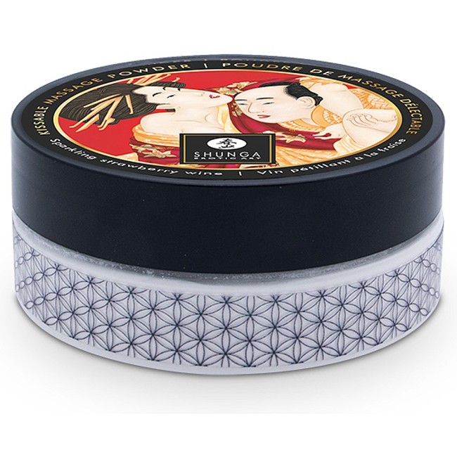 Пудра для тела массажная со вкусом «Клубничное вино» «KISSABLE MASSAGE POWDER LUSCIUOS» от «SHUNGA» Пудра для тела массажная со вкусом «Клубничное вино» «KISSABLE MASSAGE POWDER LUSCIUOS» от «SHUNGA»