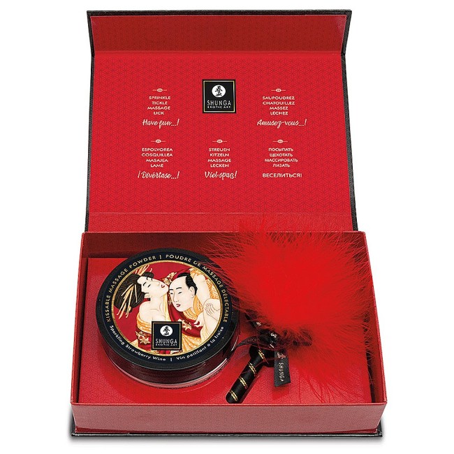 Пудра для тела массажная со вкусом «Клубничное вино» «KISSABLE MASSAGE POWDER LUSCIUOS» от «SHUNGA» Пудра для тела массажная со вкусом «Клубничное вино» «KISSABLE MASSAGE POWDER LUSCIUOS» от «SHUNGA»