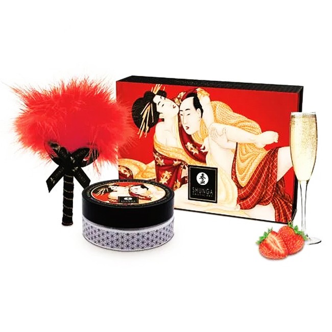 Пудра для тела массажная со вкусом «Клубничное вино» «KISSABLE MASSAGE POWDER LUSCIUOS» от «SHUNGA» Пудра для тела массажная со вкусом «Клубничное вино» «KISSABLE MASSAGE POWDER LUSCIUOS» от «SHUNGA»