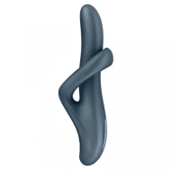Вибратор с ротацией c подогревом «Heat Flex 4» от «Satisfyer» (серый)