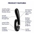 Смарт вибратор кролик с подогревом «Heat Wave Connect App » от «Satisfyer» (чёрный) Смарт вибратор кролик с подогревом «Heat Wave Connect App » от «Satisfyer» (чёрный)