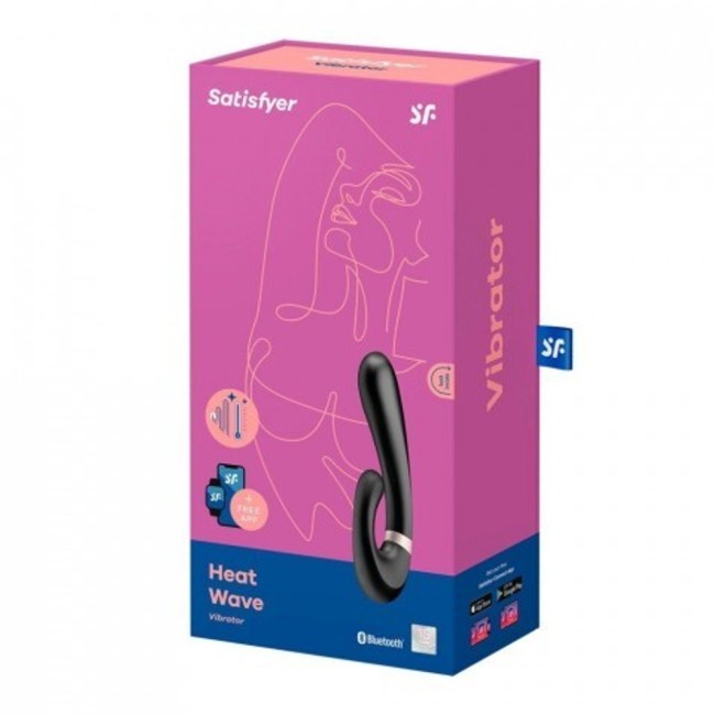 Смарт вибратор кролик с подогревом «Heat Wave Connect App » от «Satisfyer» (чёрный) Смарт вибратор кролик с подогревом «Heat Wave Connect App » от «Satisfyer» (чёрный)