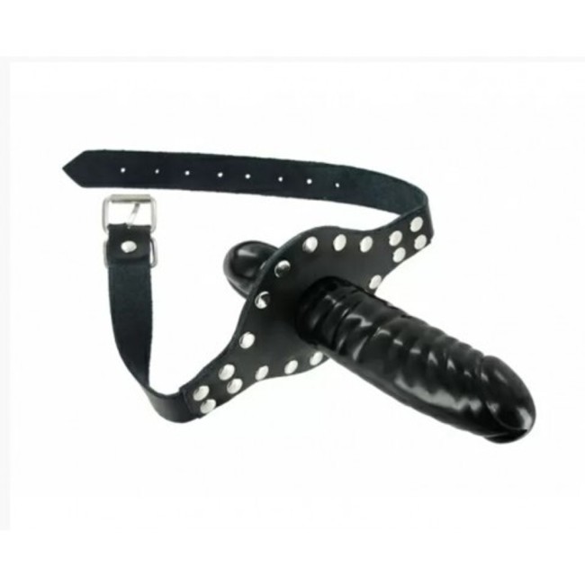Кляп со страпоном Ride Me Mouth Strict Leather (чёрный) Кляп со страпоном Ride Me Mouth Strict Leather (чёрный)