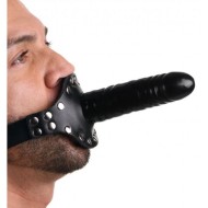 Кляп со страпоном Ride Me Mouth Strict Leather (чёрный) Кляп со страпоном Ride Me Mouth Strict Leather (чёрный)