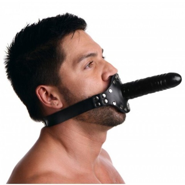 Кляп со страпоном Ride Me Mouth Strict Leather (чёрный) Кляп со страпоном Ride Me Mouth Strict Leather (чёрный)