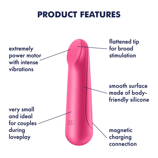 Мини-вибратор «Ultra Power Bullet 3» от «Satisfyer» 
