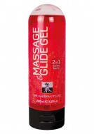  Клубничное масло-гель для массажа Shiatsu Massage & Glide Gel- Strawberry (200 ML)