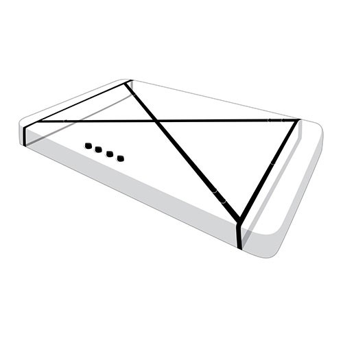 Комплект бондажа для матраса «Interlace Bed Restraint Set» Комплект бондажа для матраса «Interlace Bed Restraint Set»