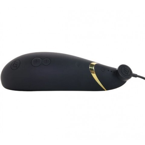 Бесконтактный клиторальный стимулятор «Premium» от «Womanizer» (черный/золотой)