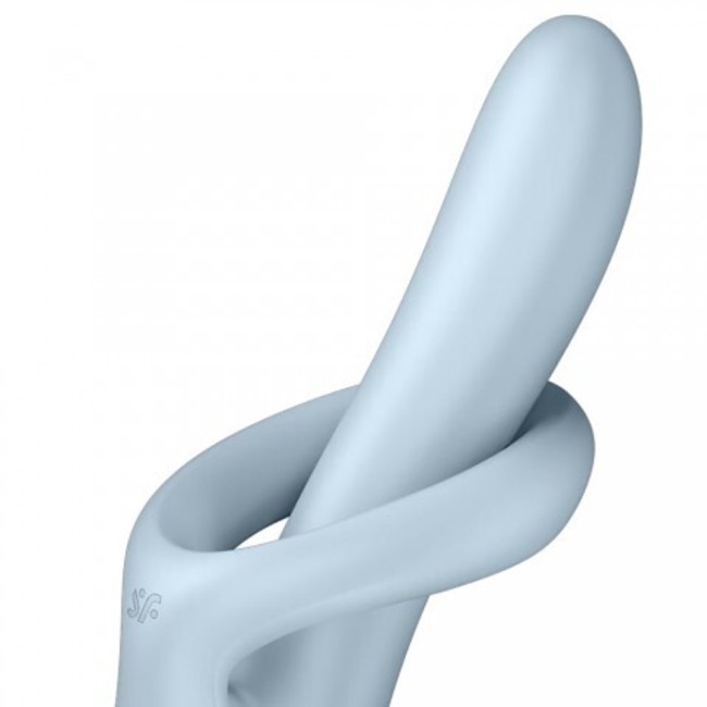 Вибратор с ротацией c подогревом «Heat Flex 4» от «Satisfyer» (голубой) Вибратор с ротацией c подогревом «Heat Flex 4» от «Satisfyer» (голубой)