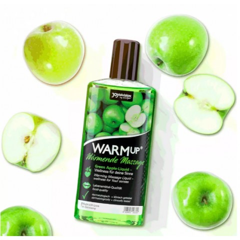 Массажное масло WARMup Green Apple с ароматом яблока (150 ML) Массажное масло WARMup Green Apple с ароматом яблока (150 ML)