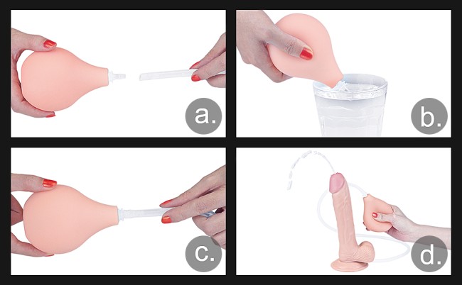 Фаллоимитатор с имитацией эякуляции «Squirt Extreme» от «Lovetoy» (15 см) Фаллоимитатор с имитацией эякуляции «Squirt Extreme» от «Lovetoy» (15 см)