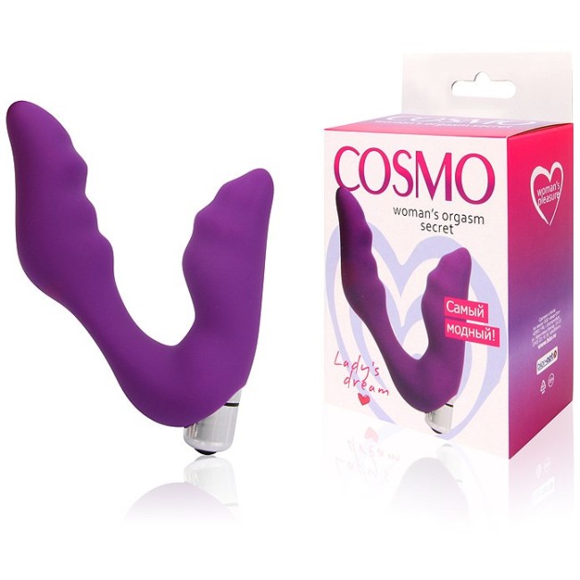Вагинально-клиторальный вибратор Cosmo  