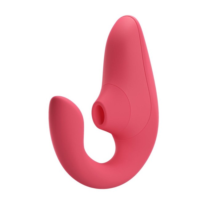 Розовый вибромассажер для двойной стимуляции «Blend» от «Womanizer»