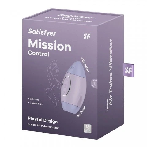 Вакуумно-волновой массажер + вибрация «Mission Control» от «Satisfyer» (лиловый) Вакуумно-волновой массажер + вибрация «Mission Control» от «Satisfyer» (лиловый)