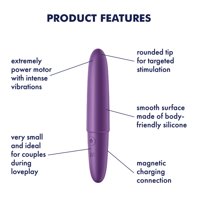 Мини-вибратор «Ultra Power Bullet 6» от «Satisfyer» 