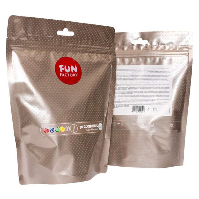 [50 шт.] Презервативы «Color Moments» от «Fun Factory»
