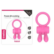 Эрекционное виброкольцо «Power Rabbit clit cockring» от «Lovetoy» (розовый)