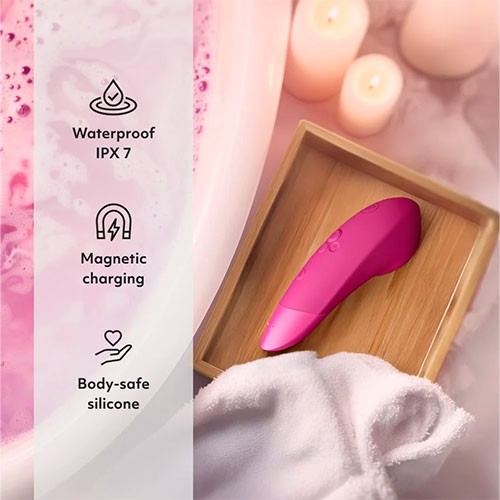 Бесконтактный клиторальный стимулятор с вибрацией «Enhance» от «Womanizer» (Ярко-Розовый)
