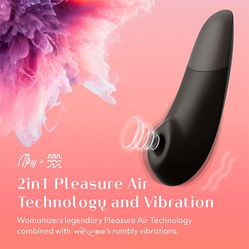 Бесконтактный клиторальный стимулятор с вибрацией «Enhance» от «Womanizer» (черный) Бесконтактный клиторальный стимулятор с вибрацией «Enhance» от «Womanizer» (черный)