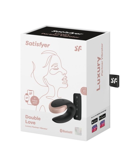 Вибратор для пар с управлением через ПДУ или через смартфон «Double Love» от «Satisfyer» 