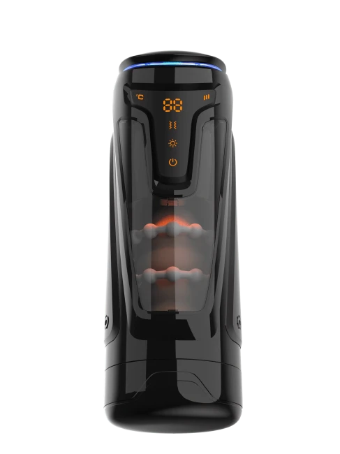 Инновационный мастурбатор с пенетрацией и массажем бусинами «Warrior» от «Amovibe» 