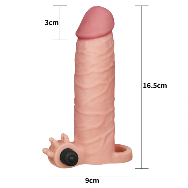Насадка с вибрацией «Pleasure X-Tender» от «Lovetoy» (16,5*4,8) Насадка с вибрацией «Pleasure X-Tender» от «Lovetoy» (16,5*4,8)