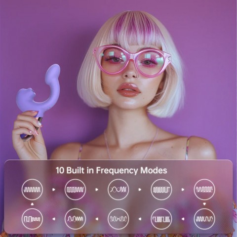 Вибратор с двойной стимуляцией «Magic Ponder» от Magic Motion» (голубой) Вибратор с двойной стимуляцией «Magic Ponder» от Magic Motion» (голубой)