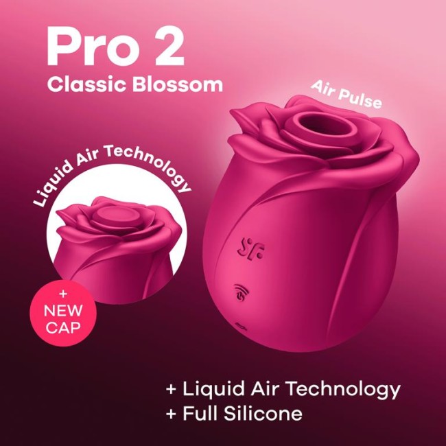 Вакуум-волновой стимулятор «Pro 2 Classic Blossom» от «Satisfyer» 