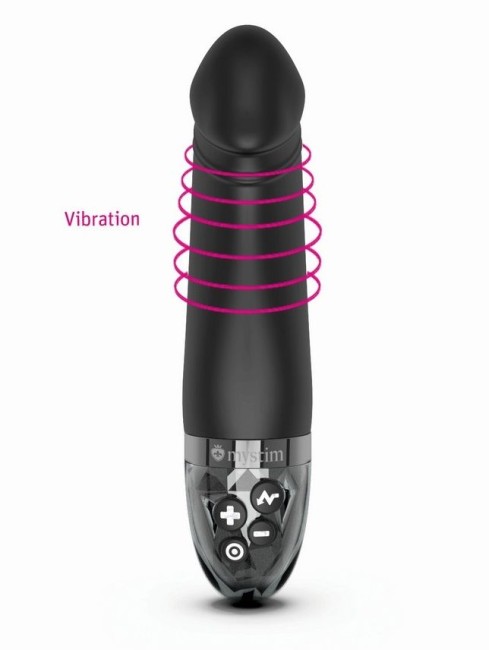 Черный вибратор с электростимуляцией для G-точки «Real Deal Neal» от «Mystim» Черный вибратор с электростимуляцией для G-точки «Real Deal Neal» от «Mystim»