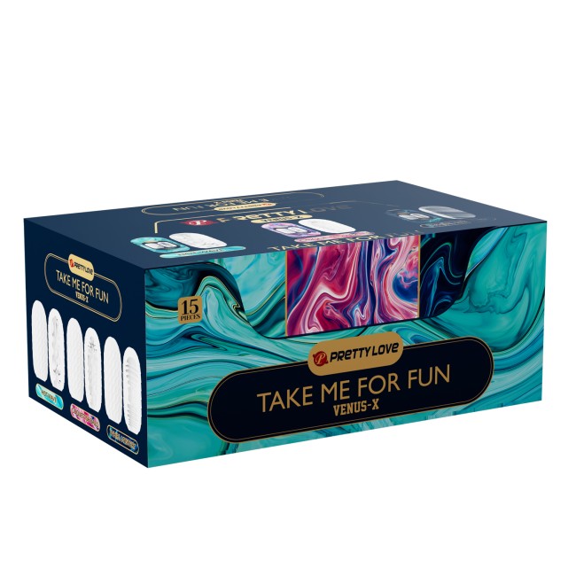 Набор мастурбаторов Venus -X: Hot wave, Coquettish balls, Whirl mystery (15 шт.)
