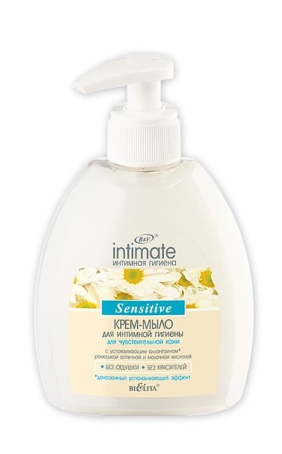 Крем-мыло для интимной гигиены для чувствительной кожи Sensitive Крем-мыло для интимной гигиены для чувствительной кожи Sensitive