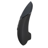 Чёрный бесконтактный клиторальный стимулятор с функцией «Climax Control» «Next» от «Womanizer»