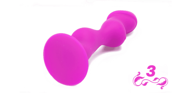  Анальный стимулятор водонепроницаемый без вибрации 100% силикон