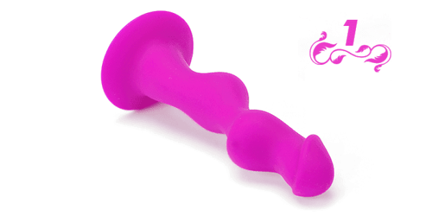  Анальный стимулятор водонепроницаемый без вибрации 100% силикон