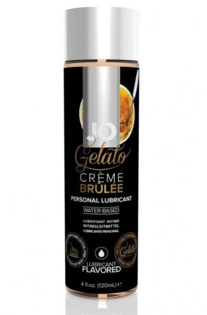 Съедобный лубрикант со вкусом крем брюле «Gelato Creme Brulee» от «System JO»  120 ML 