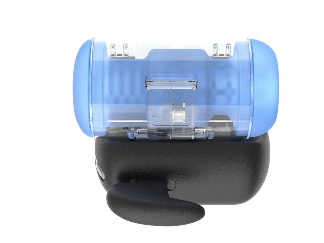 Инновационный робот-мастурбатор с функциями пенетрации, вибрации и нагрева «Black Knight» от «Amovibe»