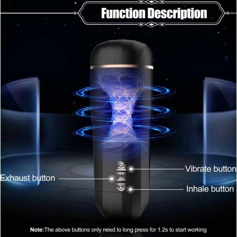 Автоматический мастурбатор с вибрацией и вращением от «NLONELY»