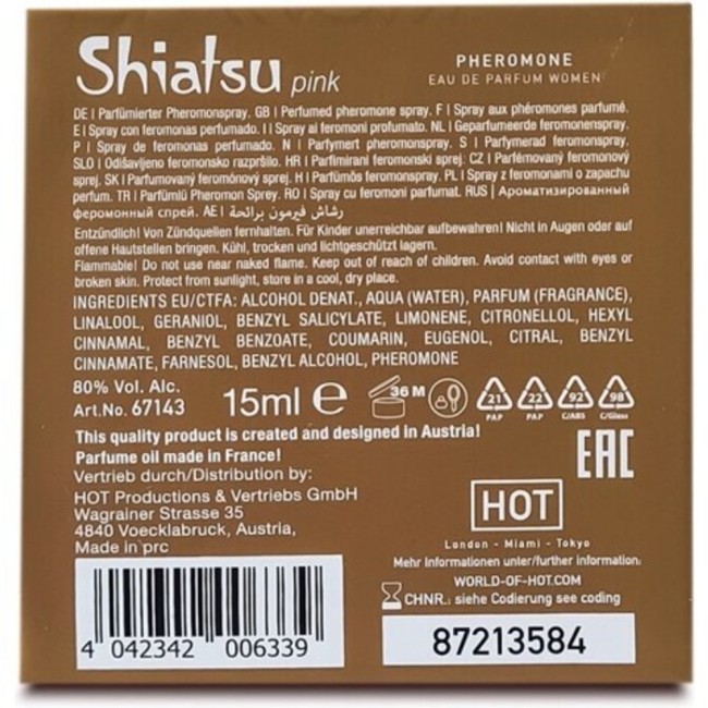 Женские духи с феромонами «Pink» от «Shiatsu» (50 ML)