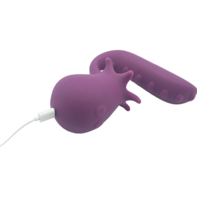 Вибратор с ротацией и стимуляцией клитора «Touch-activated octopus» Вибратор с ротацией и стимуляцией клитора «Touch-activated octopus»
